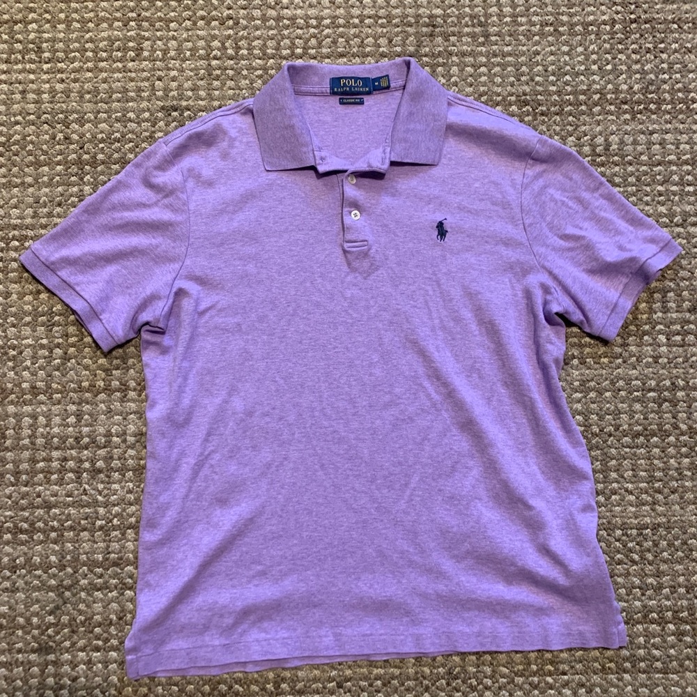 Ralph Lauren Light Purple Polo Shirt